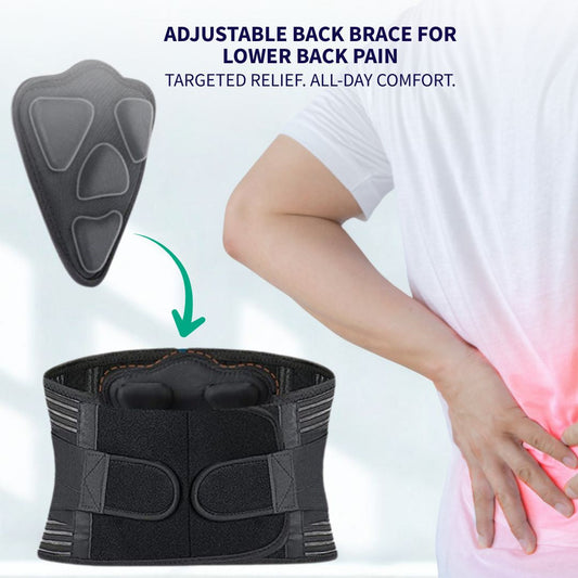 Adjustable Back Brace for Lower Back Pain Health
