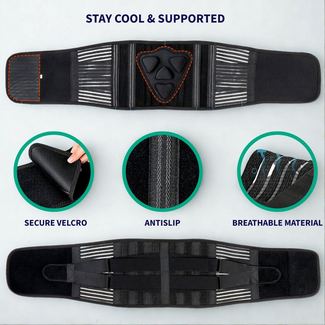 Adjustable Back Brace for Lower Back Pain Health