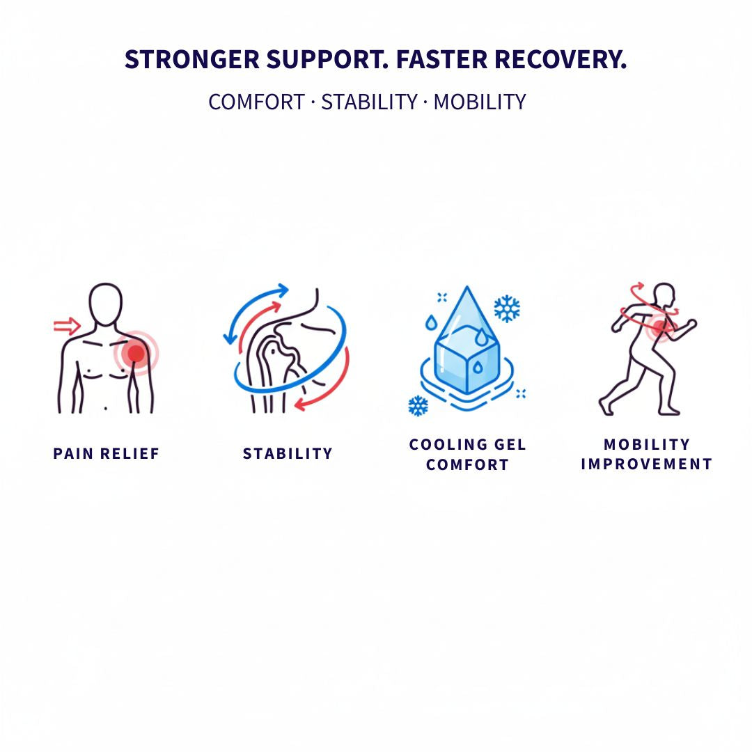 Adjustable Shoulder Brace for Pain Relief Health