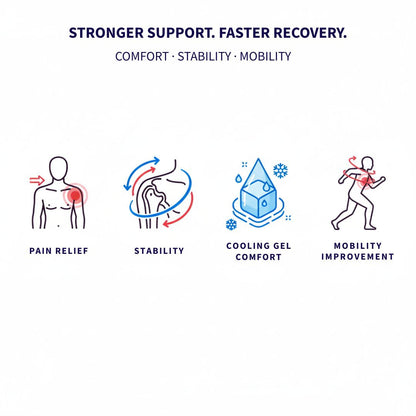 Adjustable Shoulder Brace for Pain Relief Health