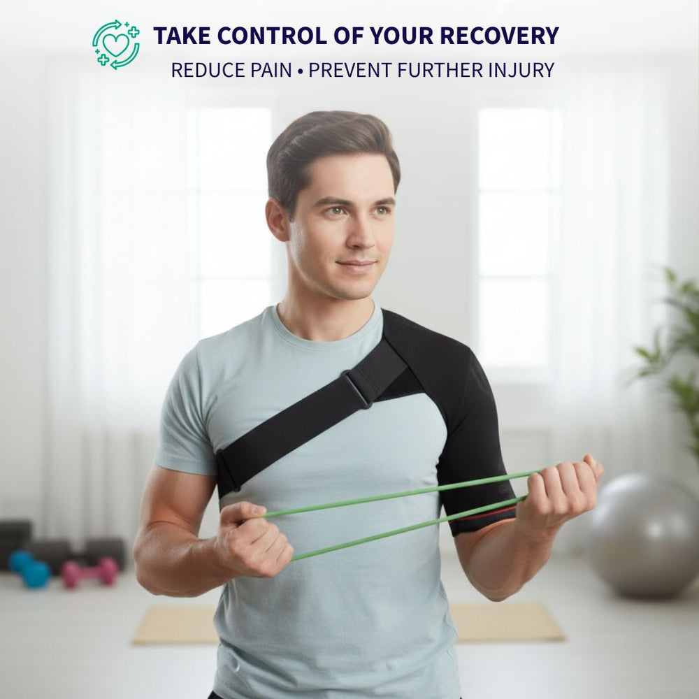 Adjustable Shoulder Brace for Pain Relief Health