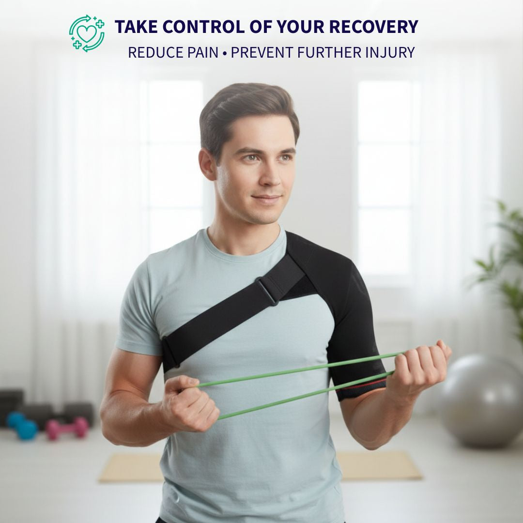 Adjustable Shoulder Brace for Pain Relief Health