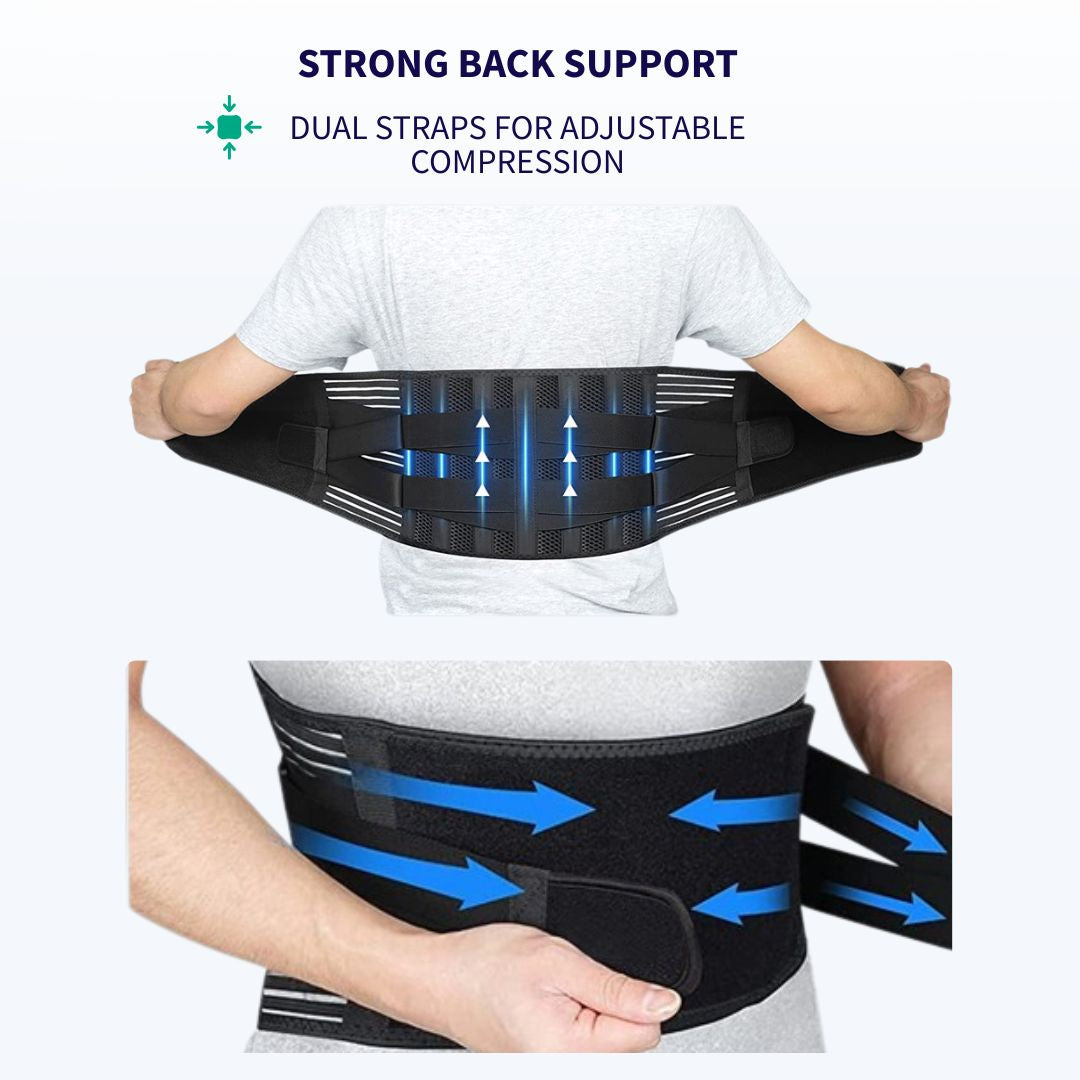Adjustable Back Brace for Lower Back Pain Health