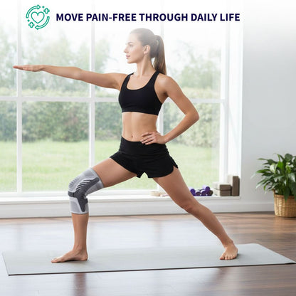 Compression Knee Brace with Side Stabilisers Health