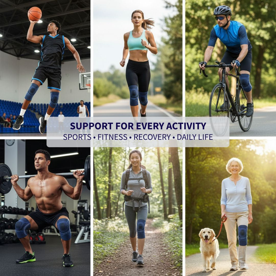 Compression Knee Brace with Side Stabilisers Health