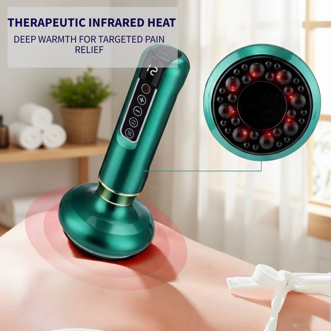 Electric Cupping Therapy Set with Glass Jars RelievoCare