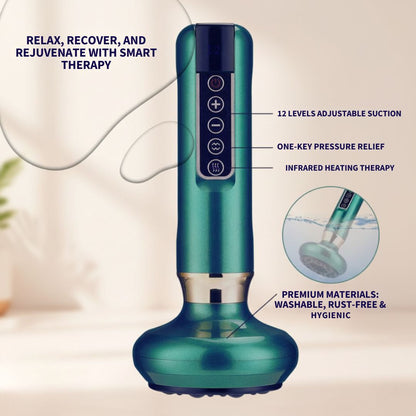 Electric Cupping Therapy Set with Glass Jars RelievoCare