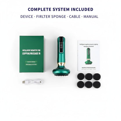 Electric Cupping Therapy Set with Glass Jars RelievoCare