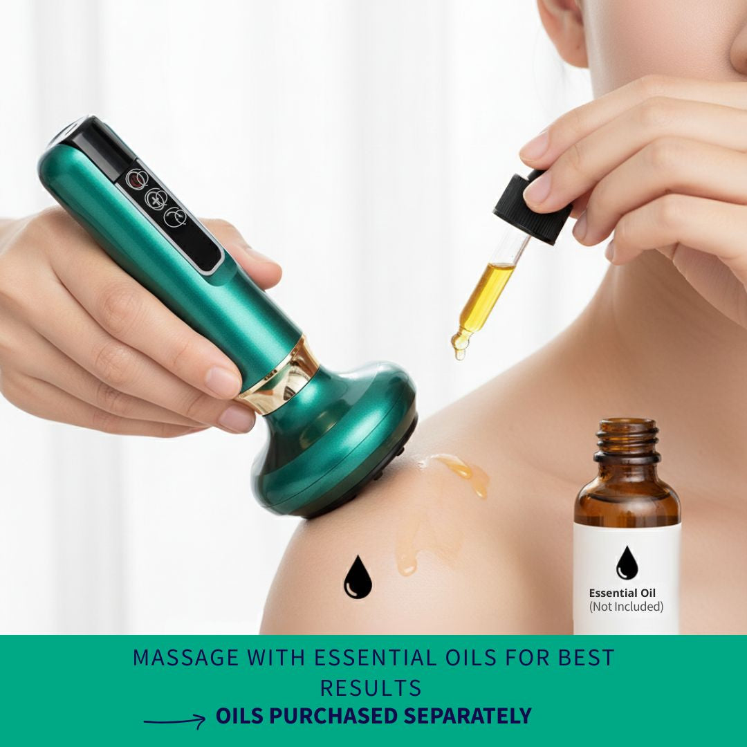 Electric Cupping Therapy Set with Glass Jars RelievoCare