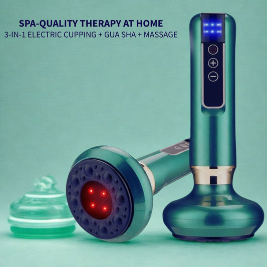 Electric Cupping Therapy Set with Glass Jars RelievoCare