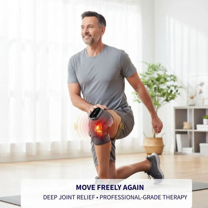 Electric Heating Vibration Knee Massage Pad Wellness