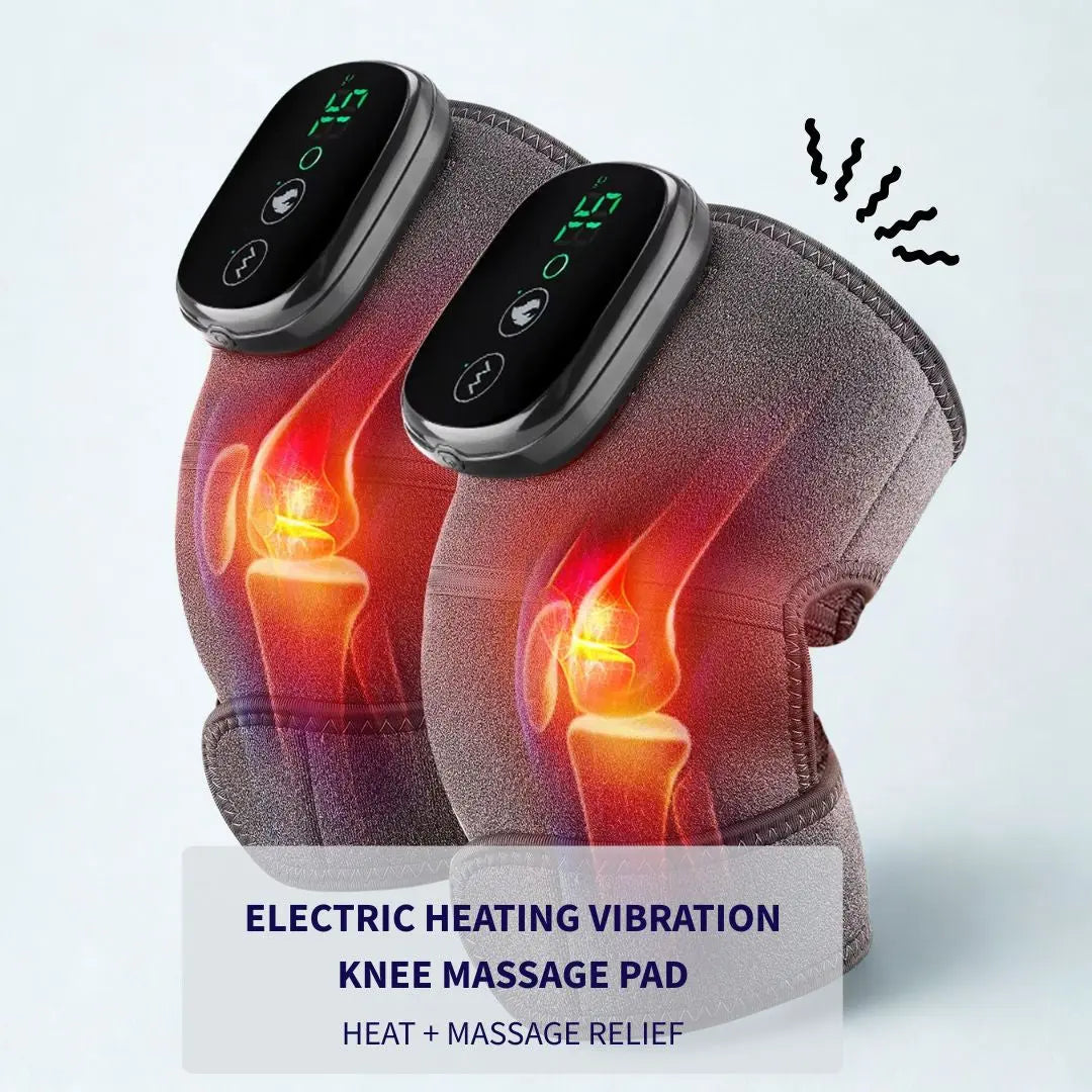 Electric Heating Vibration Knee Massage Pad Wellness