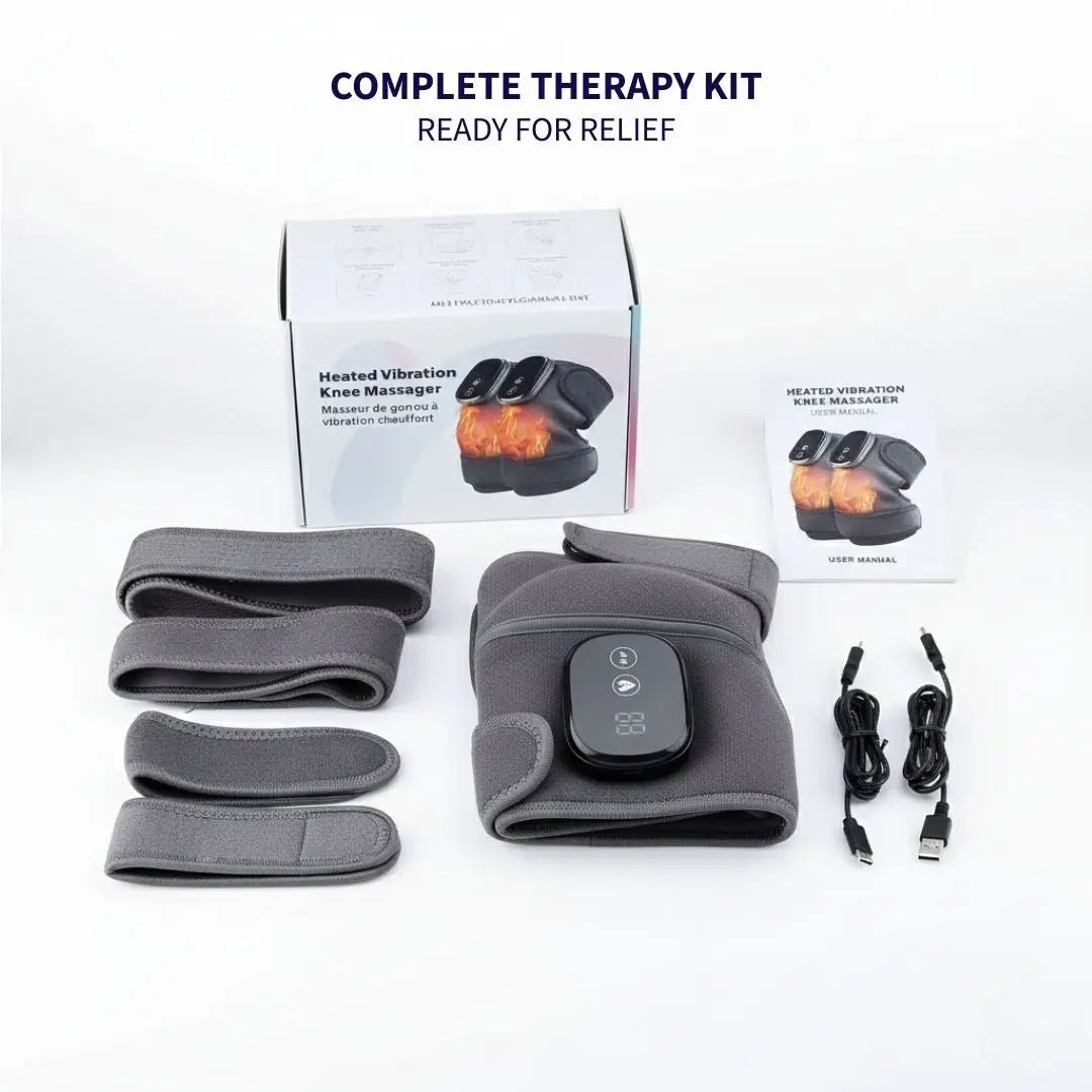 Electric Heating Vibration Knee Massage Pad Wellness