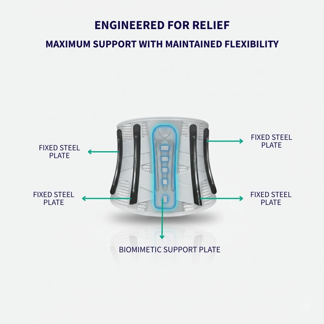 Ergonomic Back Brace for Pain Relief Health