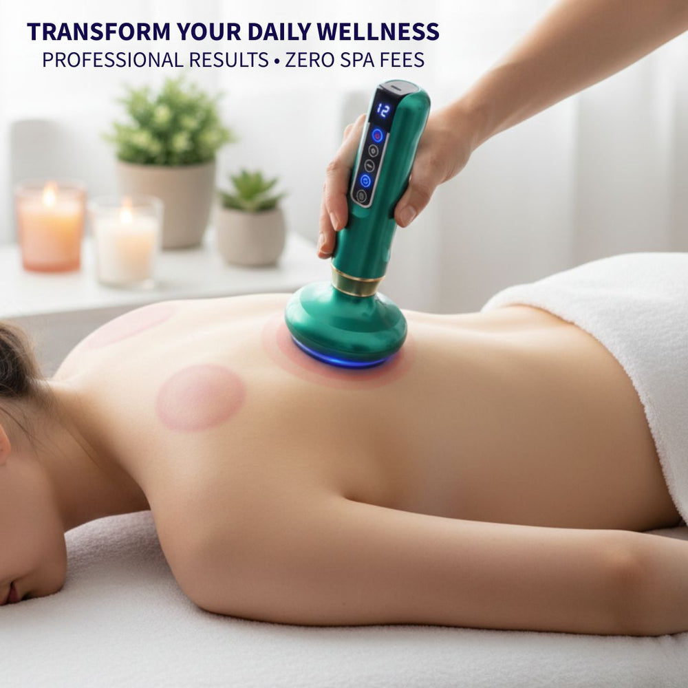 Electric Cupping Therapy Set with Glass Jars RelievoCare