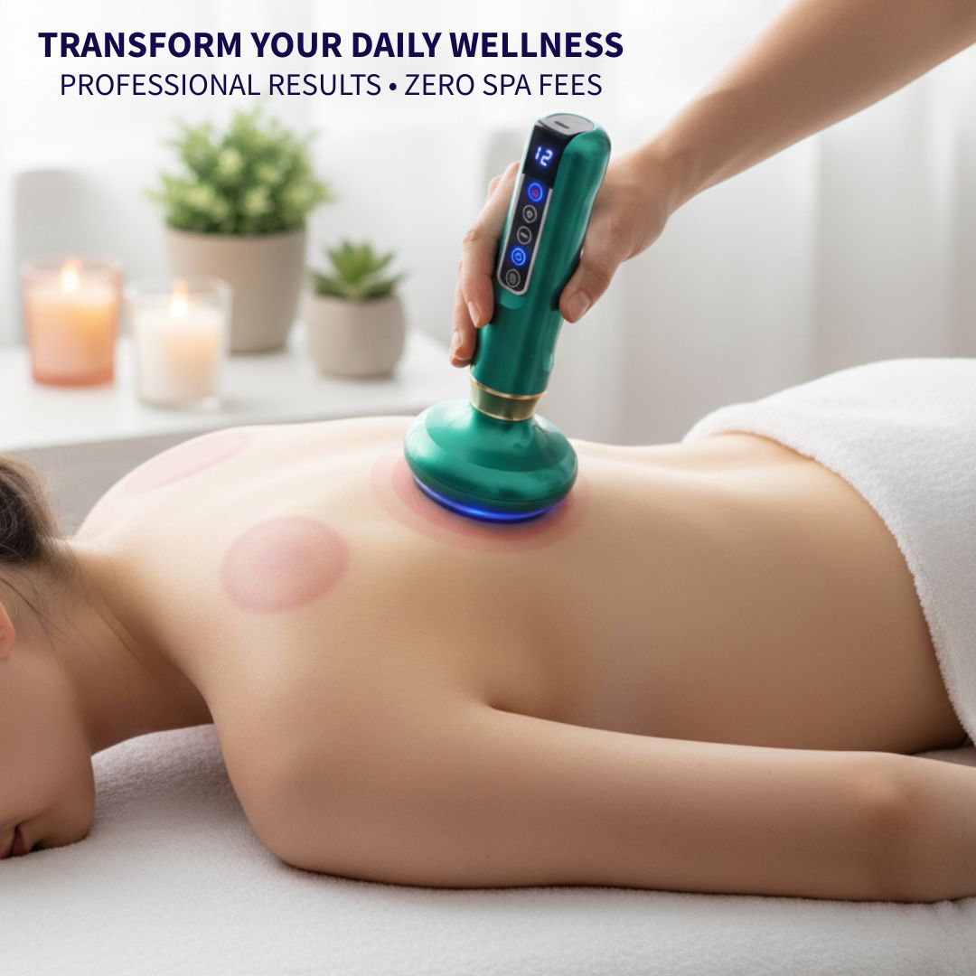 Electric Cupping Therapy Set with Glass Jars RelievoCare