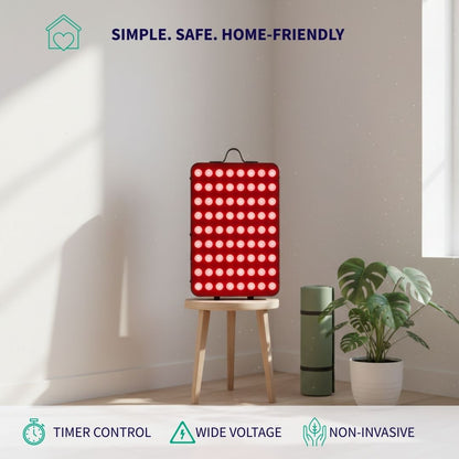 Professional red light therapy lamp for home and clinic use