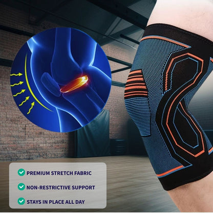 Knee brace pair for meniscus tears strains and joint locking support features