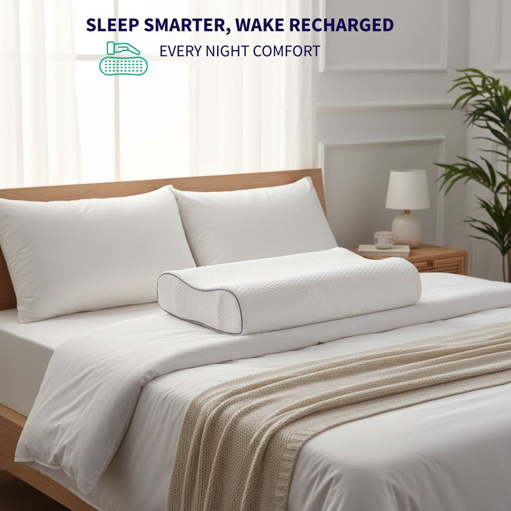 Eco-friendly latex cervical pillow from Thailand for orthopaedic support