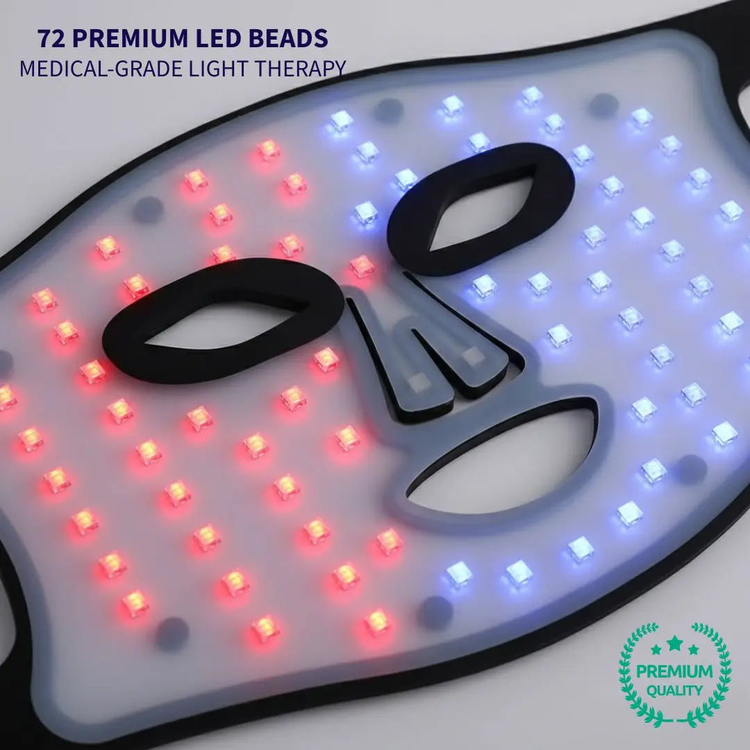 Face Mask LED Red Light Therapy Wellness