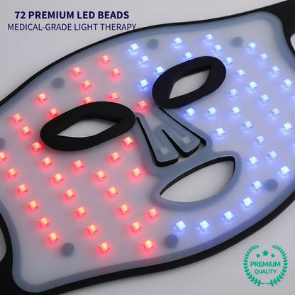 Face Mask LED Red Light Therapy Wellness