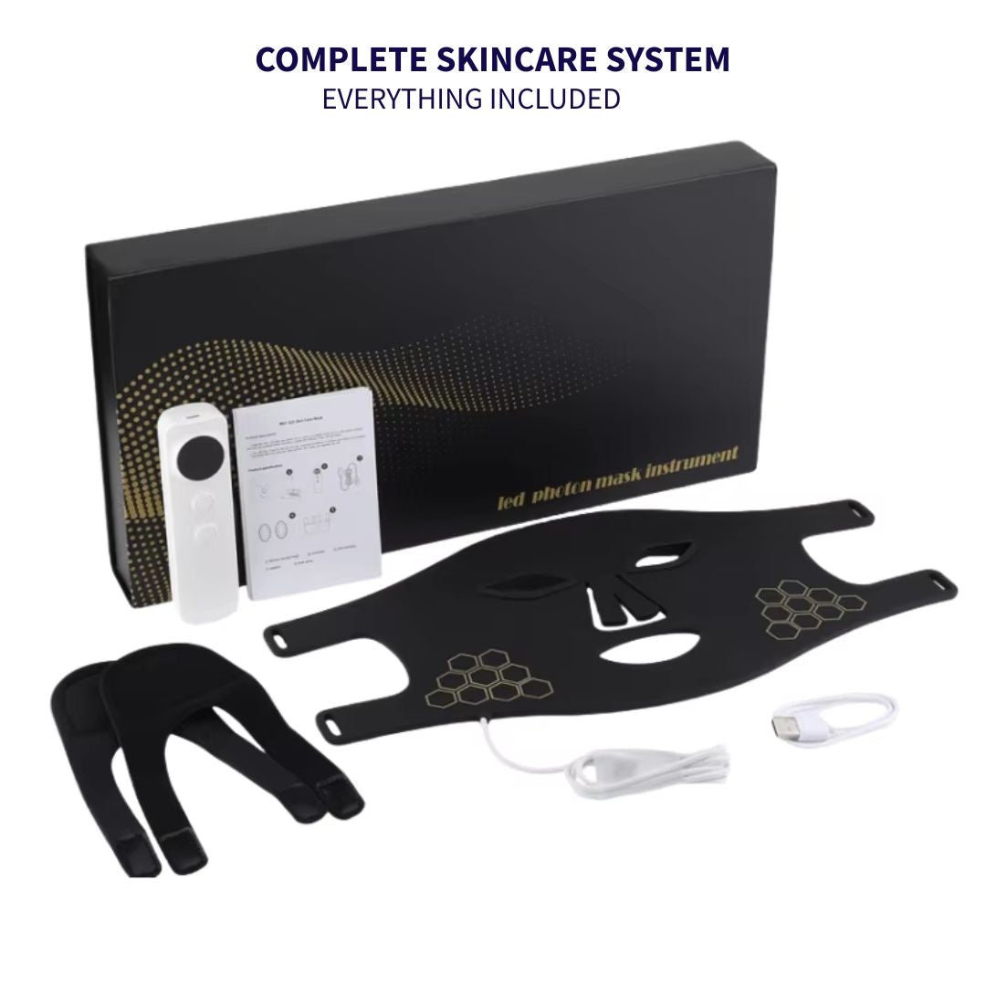 Face Mask LED Red Light Therapy Wellness