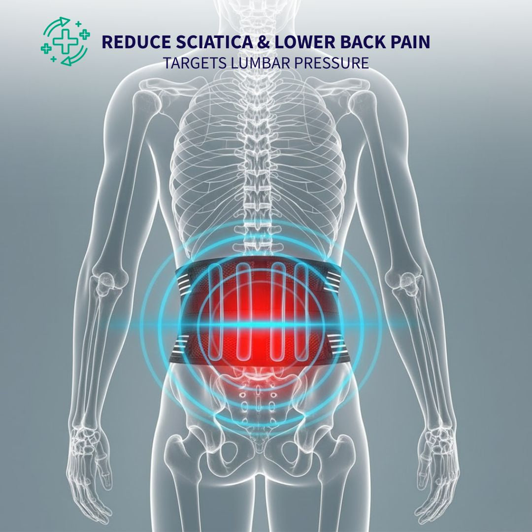 Adjustable Back Brace for Lower Back Pain Health