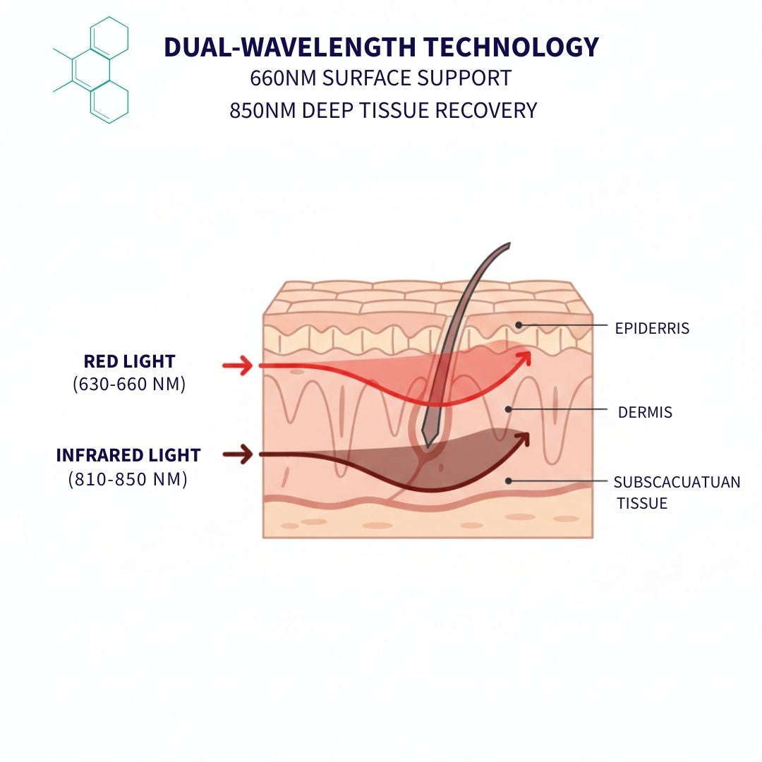  High-power red light therapy panel for home use