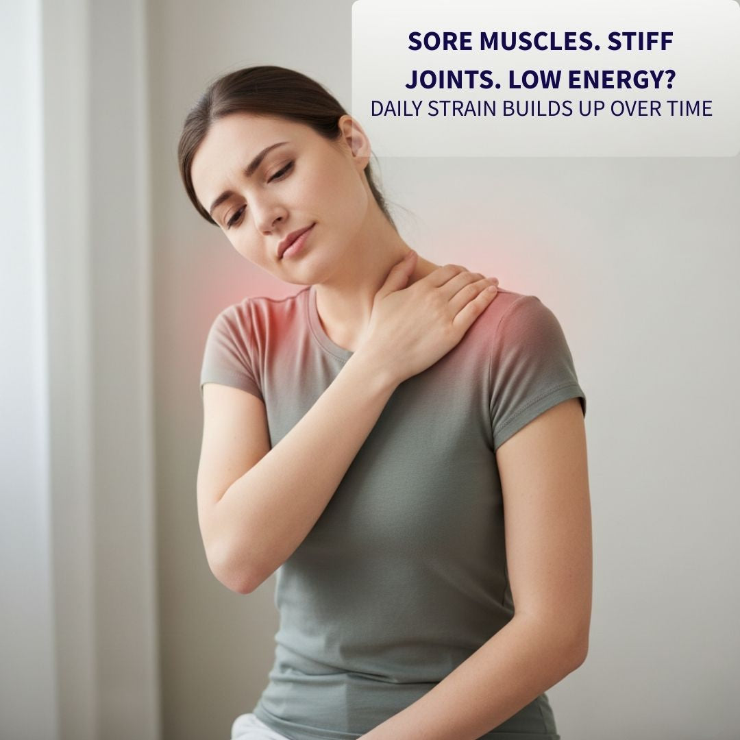 Red light therapy lamp desktop setup for pain relief and recovery