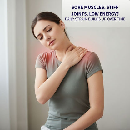 Red light therapy lamp desktop setup for pain relief and recovery