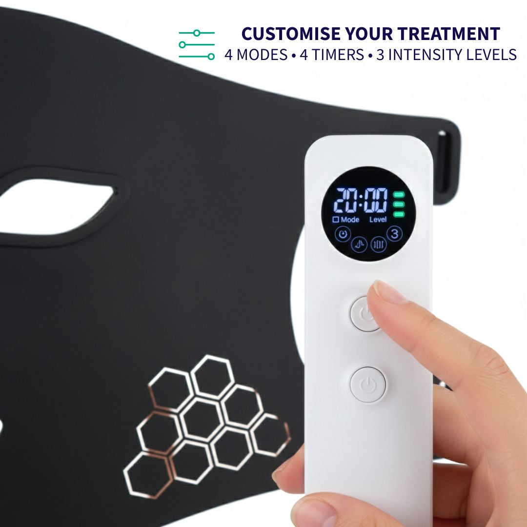 Face Mask LED Red Light Therapy Wellness