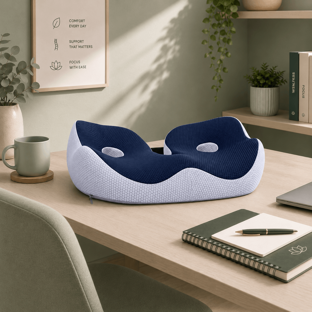 RelievoCare™ Ergonomic Seat Cushion