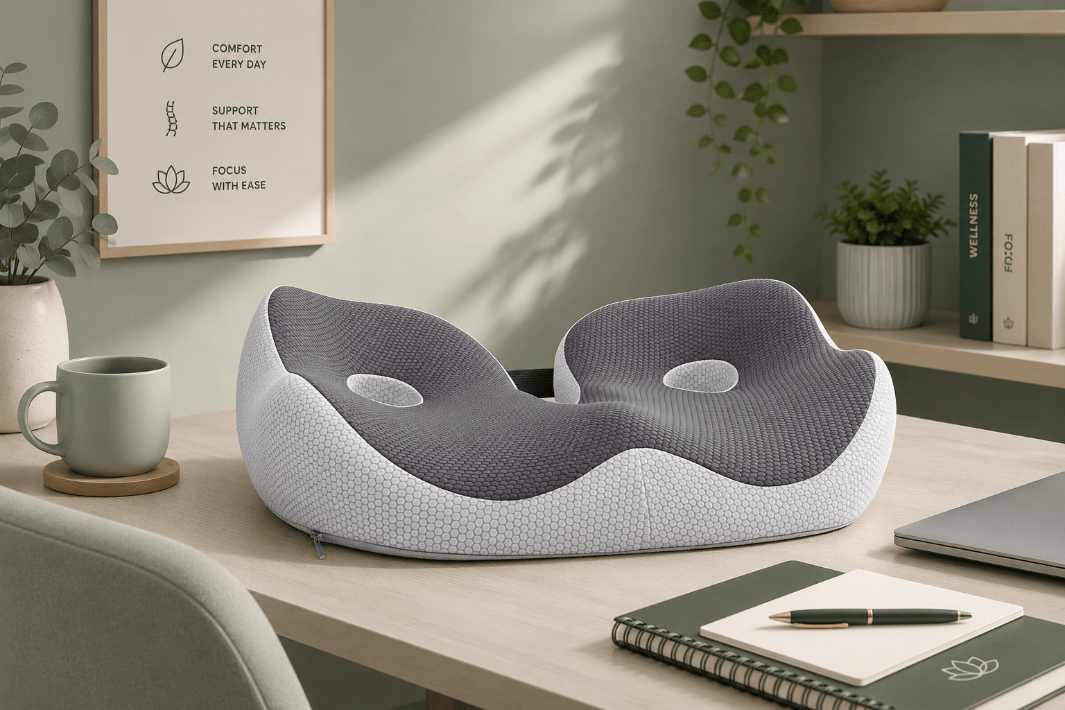 RelievoCare™ Ergonomic Seat Cushion