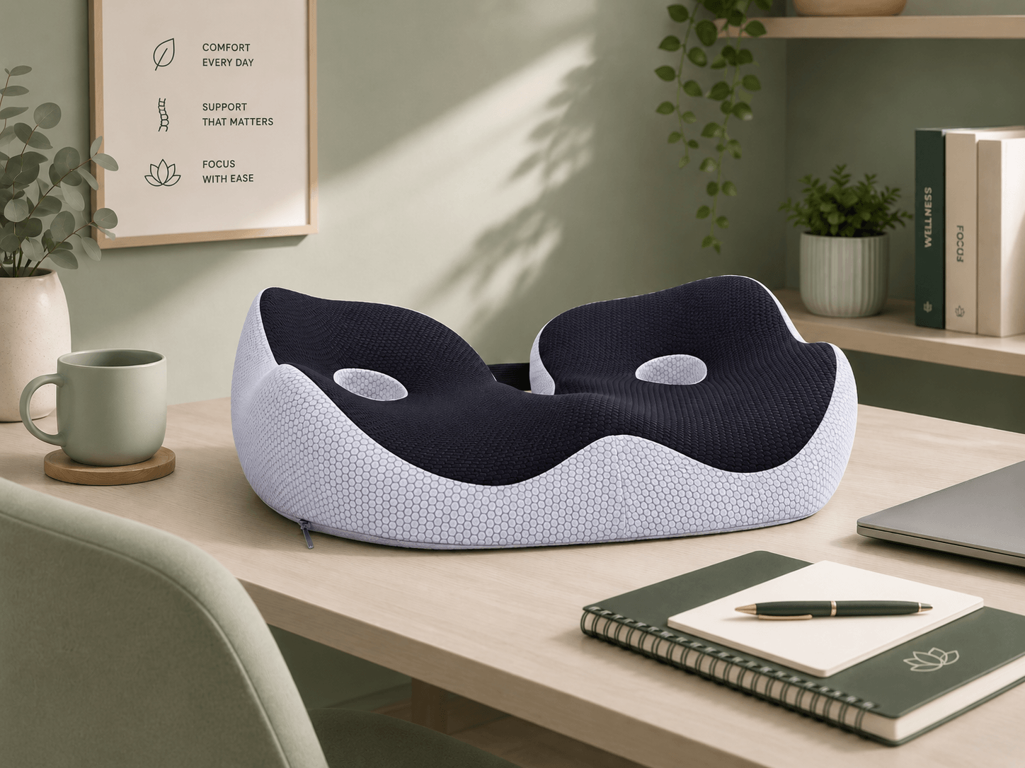 RelievoCare™ Ergonomic Seat Cushion