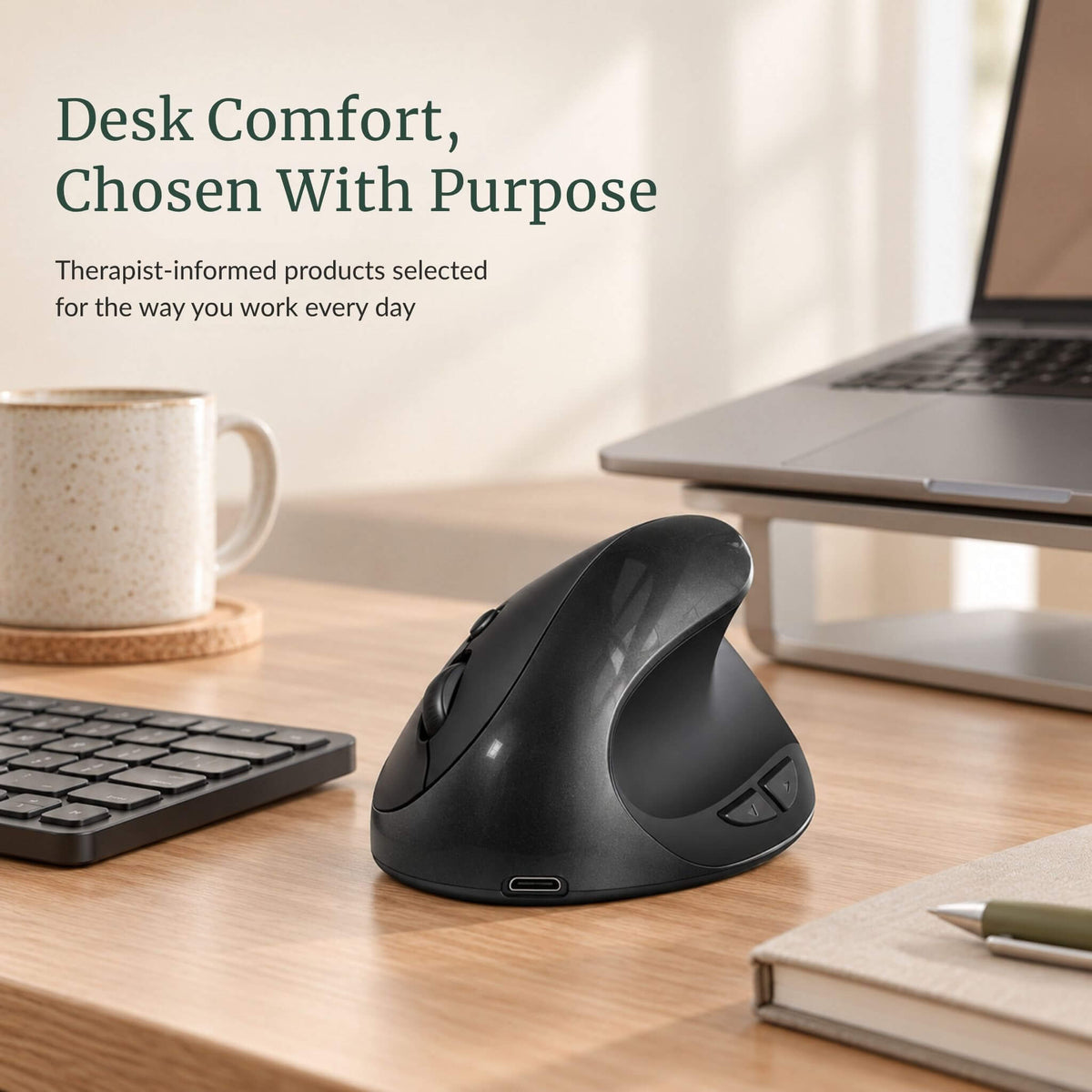 RelievoCare™ Wireless Vertical Mouse