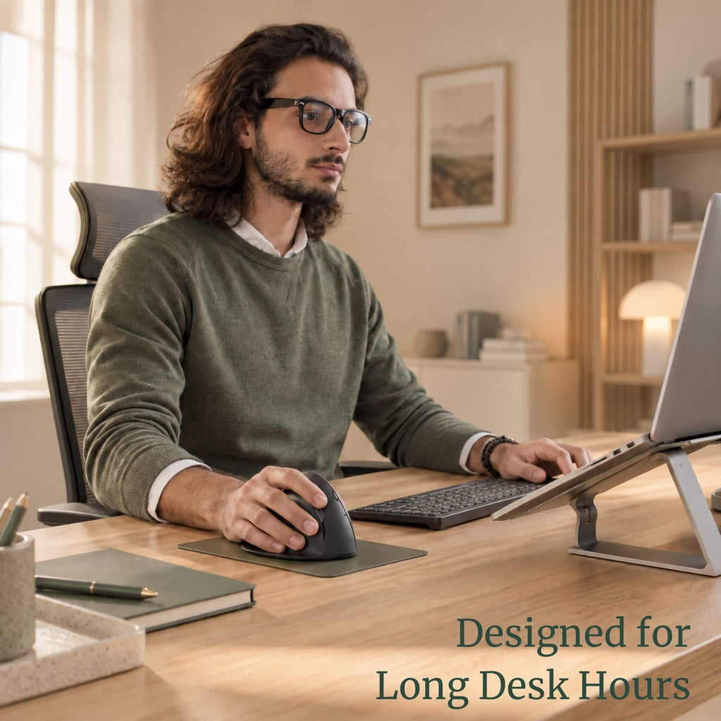 RelievoCare™ Dual-Mode Vertical Mouse