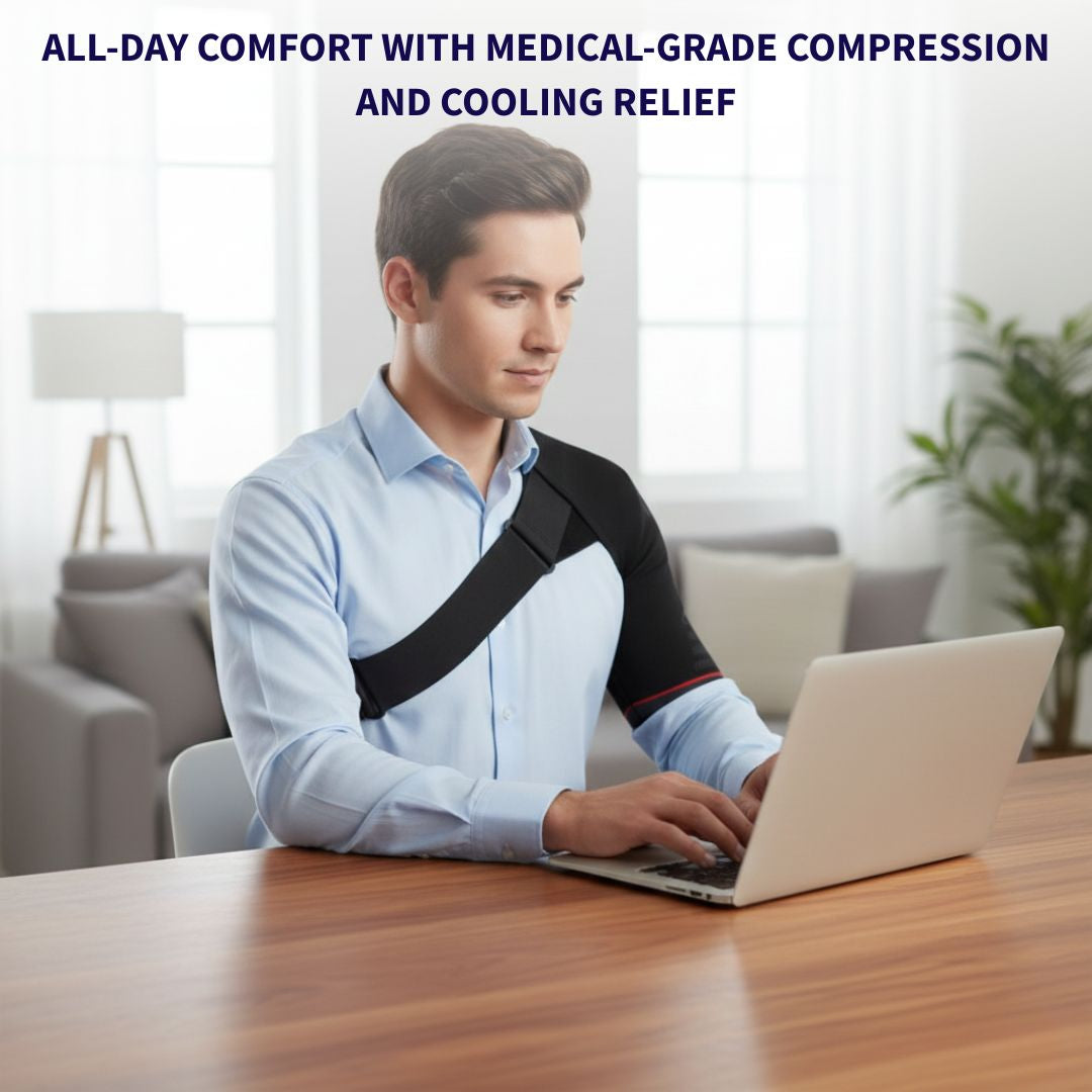 Adjustable Shoulder Brace for Pain Relief Health