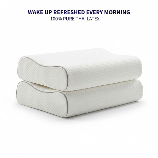 RelievoCare ThaiPure natural latex orthopaedic cervical pillow for neck support