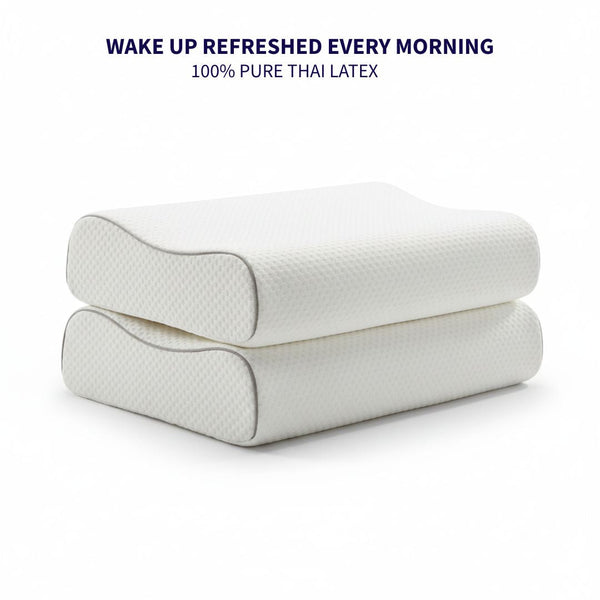 RelievoCare ThaiPure natural latex orthopaedic cervical pillow for neck support